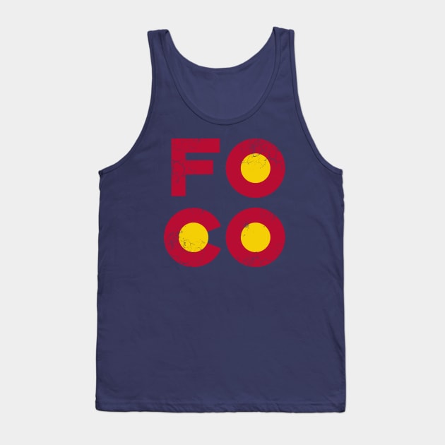 Fort Collins FOCO Colorado Tank Top by E